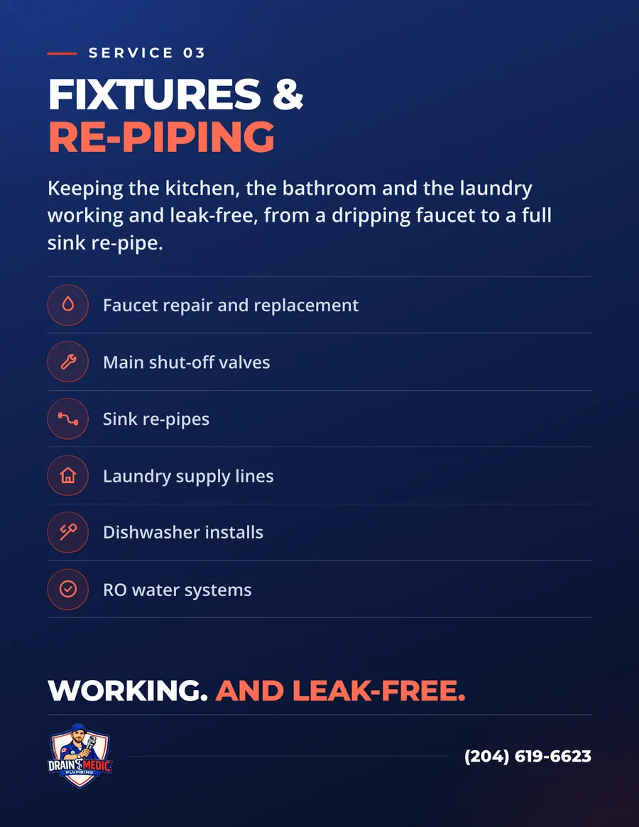 Drain Medic Plumbing brochure, page 9