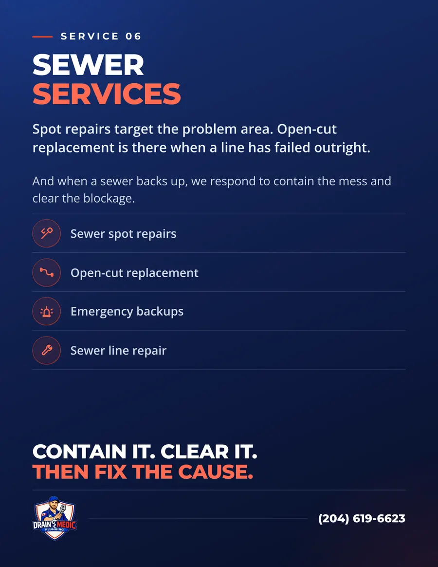 Drain Medic Plumbing brochure, page 15