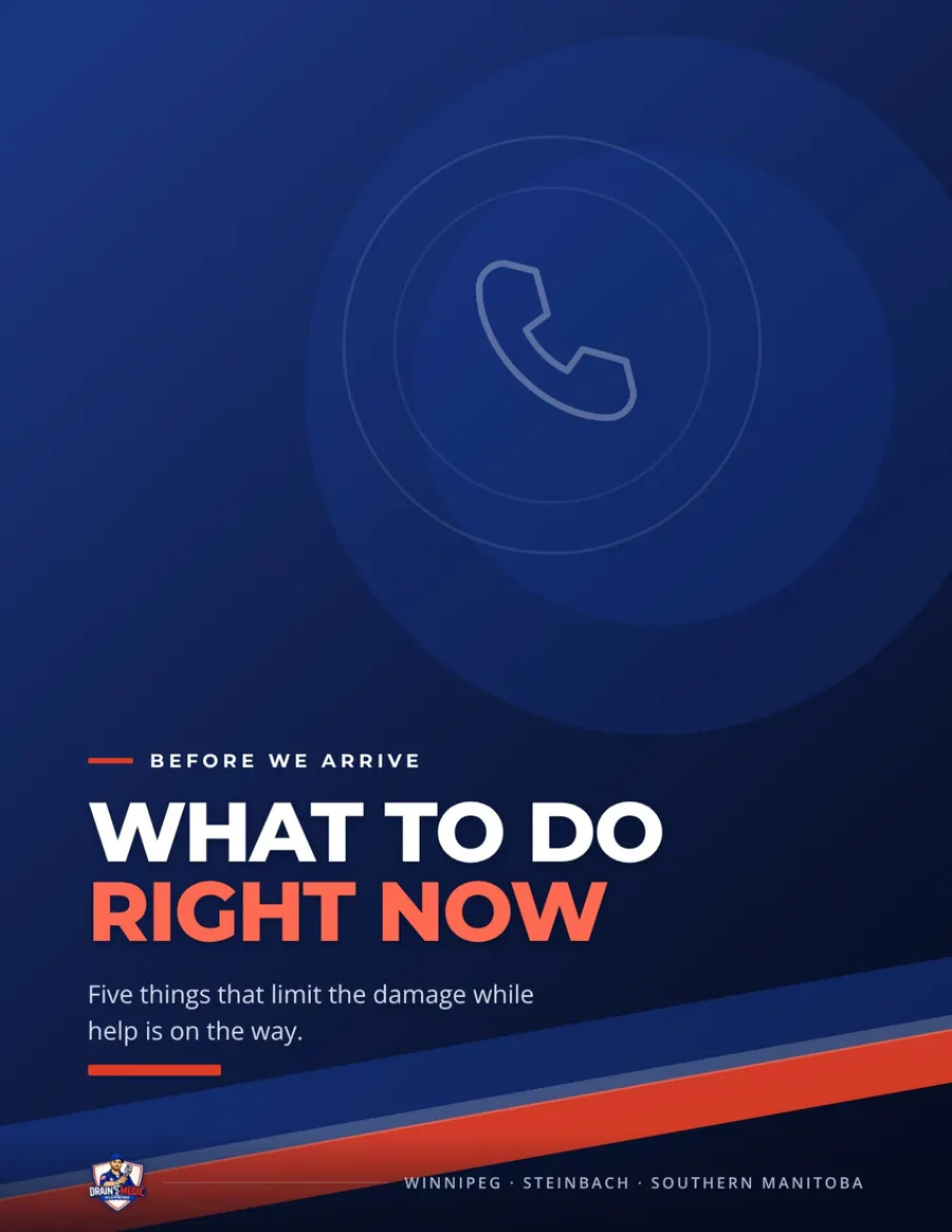 Drain Medic Plumbing brochure, page 18
