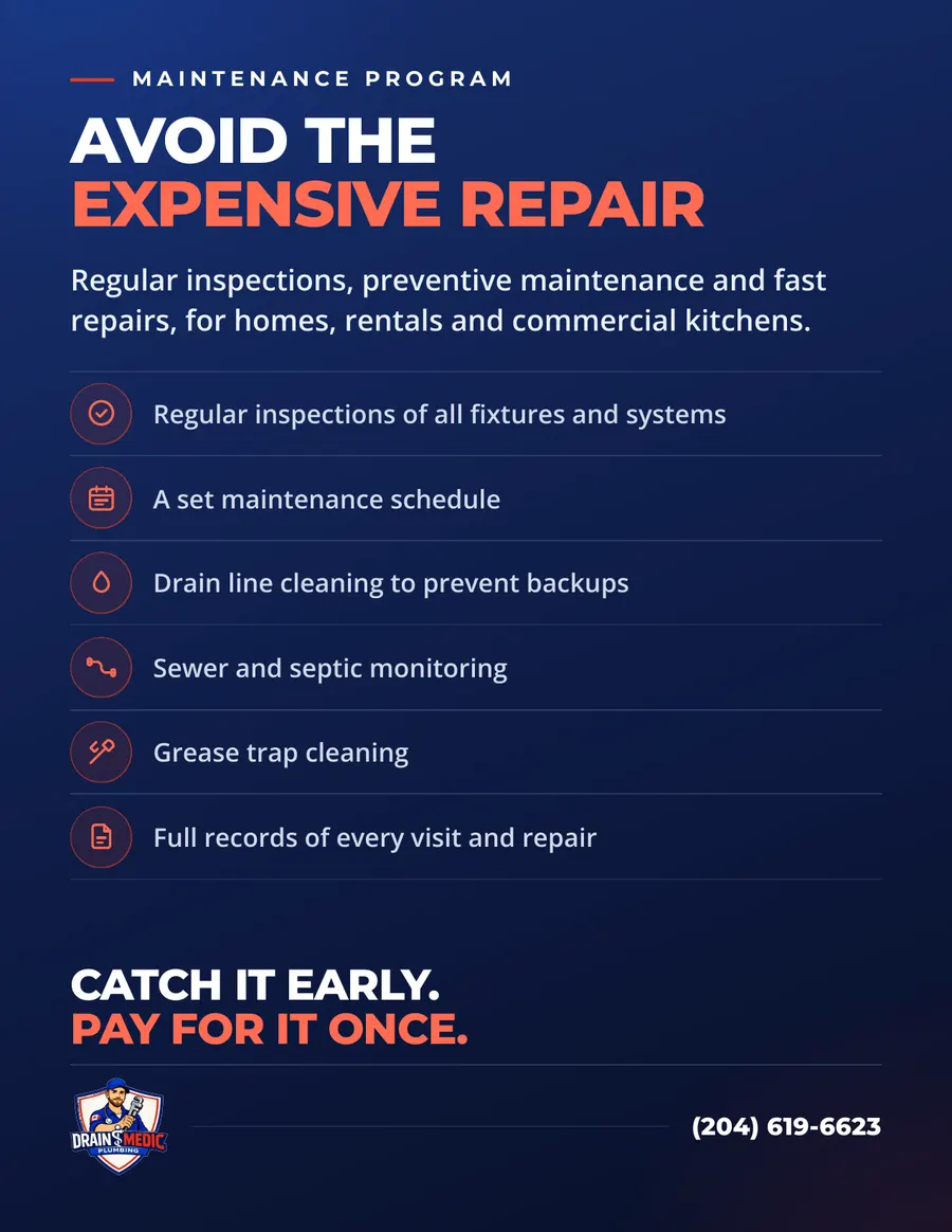 Drain Medic Plumbing brochure, page 23