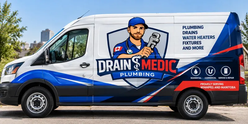 Drain Medic Plumbing service van